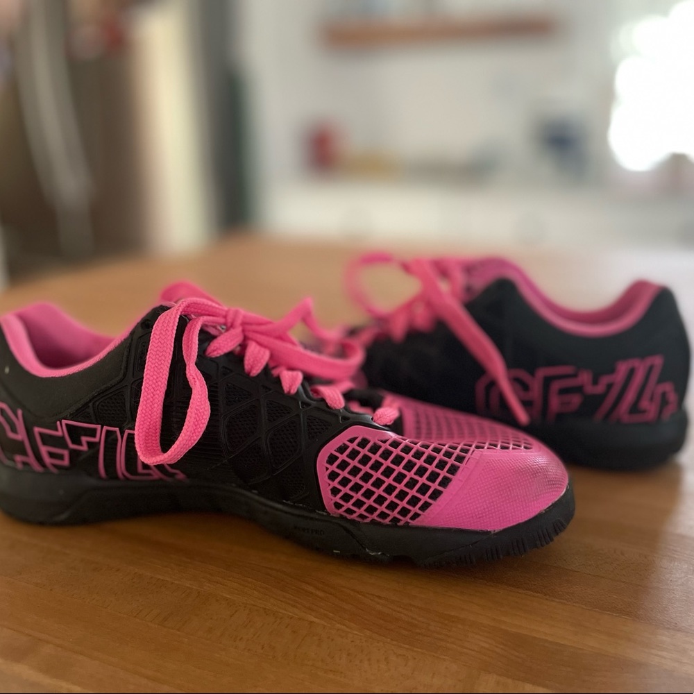 Reebok Crossfit CF74 Nano 4.0 Ropepro Cross Training Sneakers- Pink Sz5